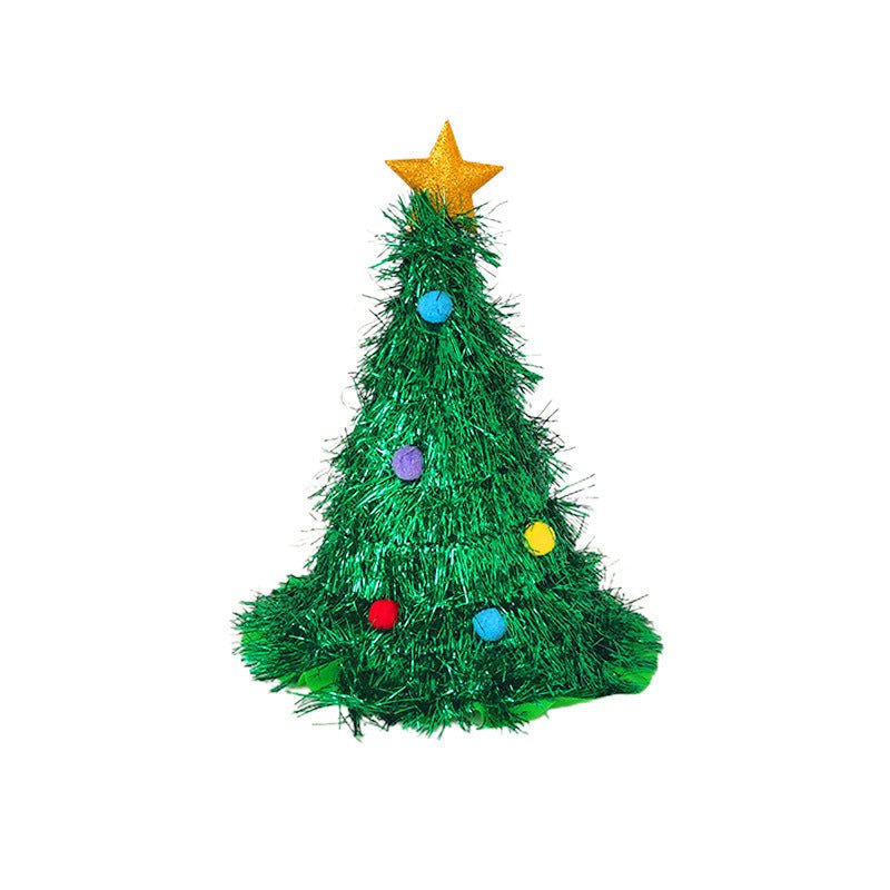 Christmas Tree Hat Party Dress Up - Fun Photo Headdress - Elevra