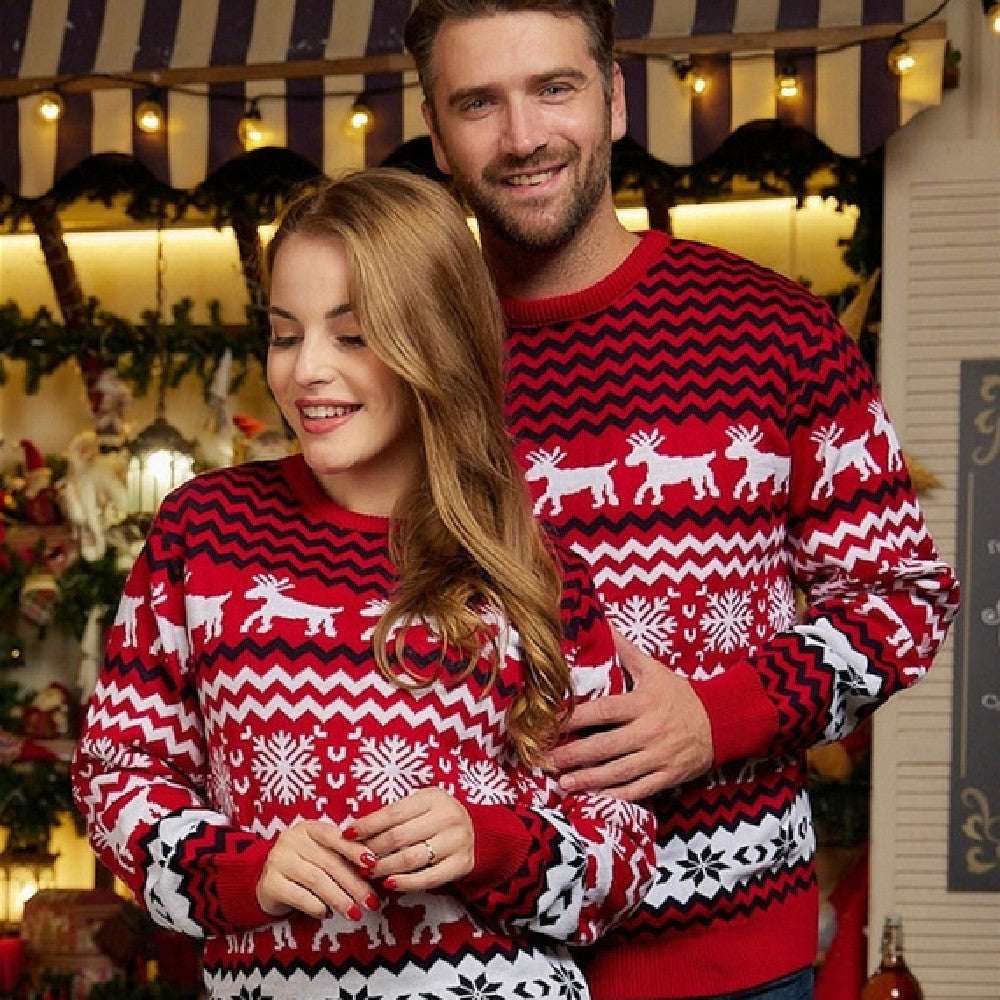 Couple Sweater Outfit – Fashion European & American Sweater - Elevra