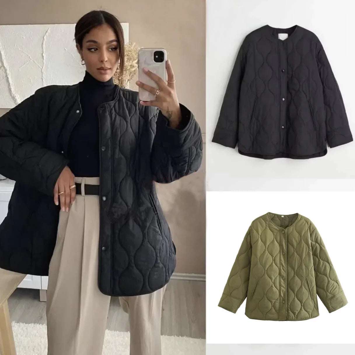 European And American Cotton - padded Clothes - Elevra