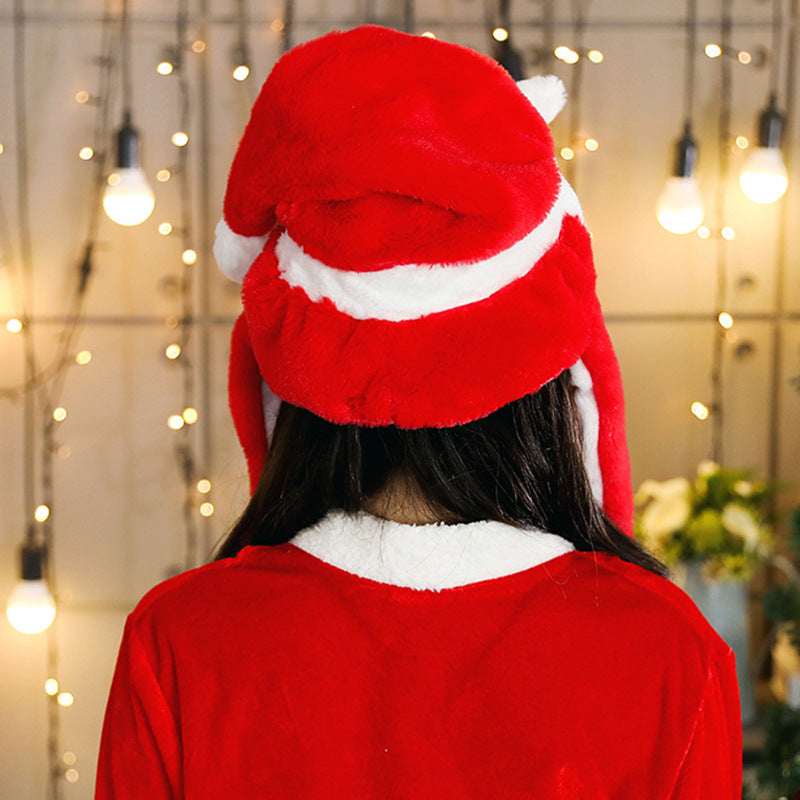 Novel Movable Christmas Hat - Cute Santa & Elk Designs - Elevra