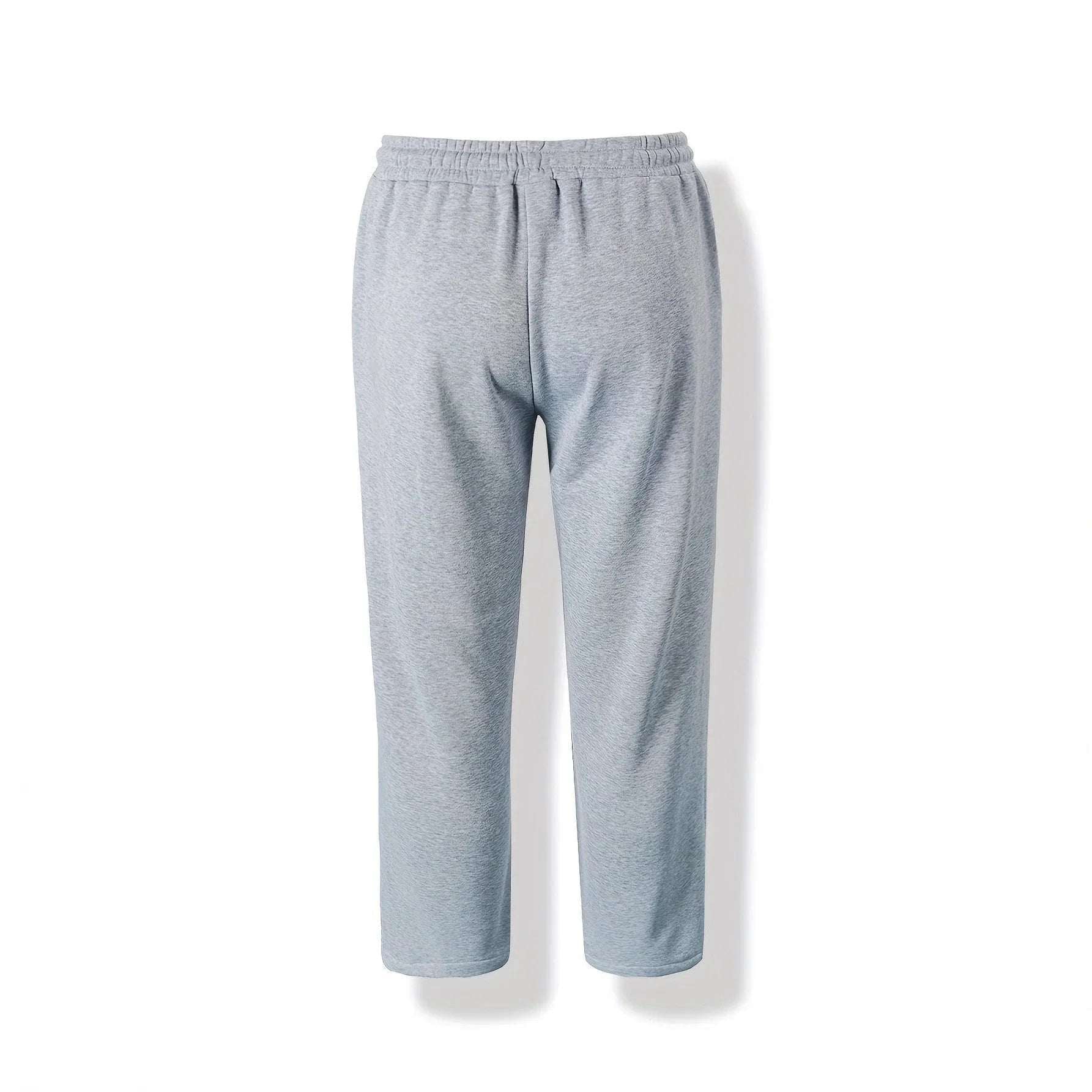 Autumn And Winter Loose Straight Drooping Pants Mid - waisted Figure Flattering Sports Style - Elevra