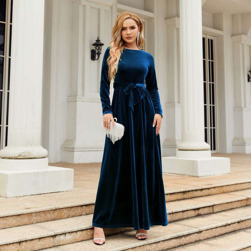 Elegant And Elegant Lady's Long Dress - Elevra