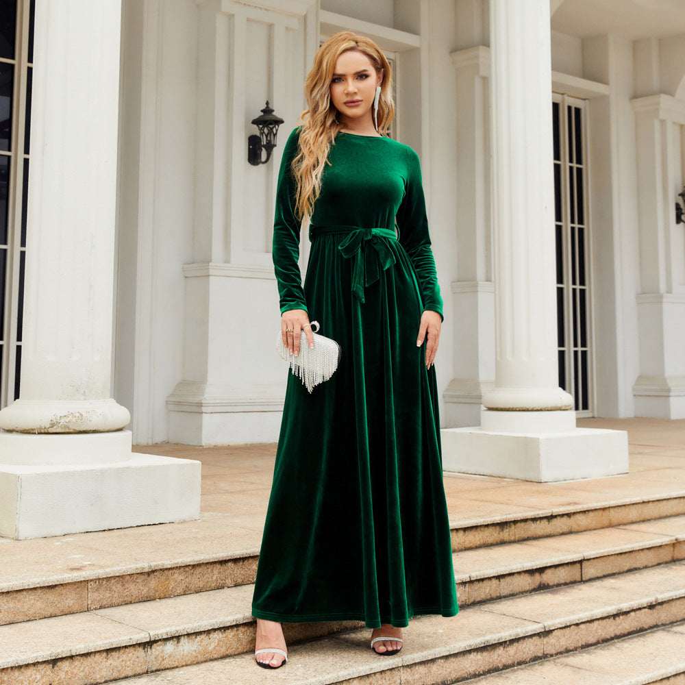 Elegant And Elegant Lady's Long Dress - Elevra