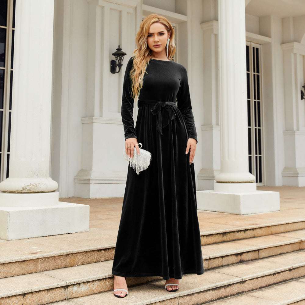 Elegant And Elegant Lady's Long Dress - Elevra