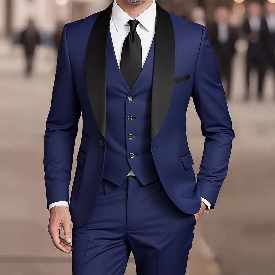 Fashionable Casual Mens Three - Piece Suit Set - Elevra