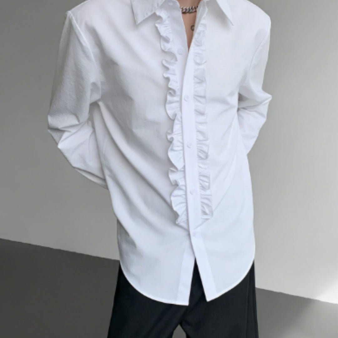 French High - end Court Style Shirt For Men, Korean Version - Elevra