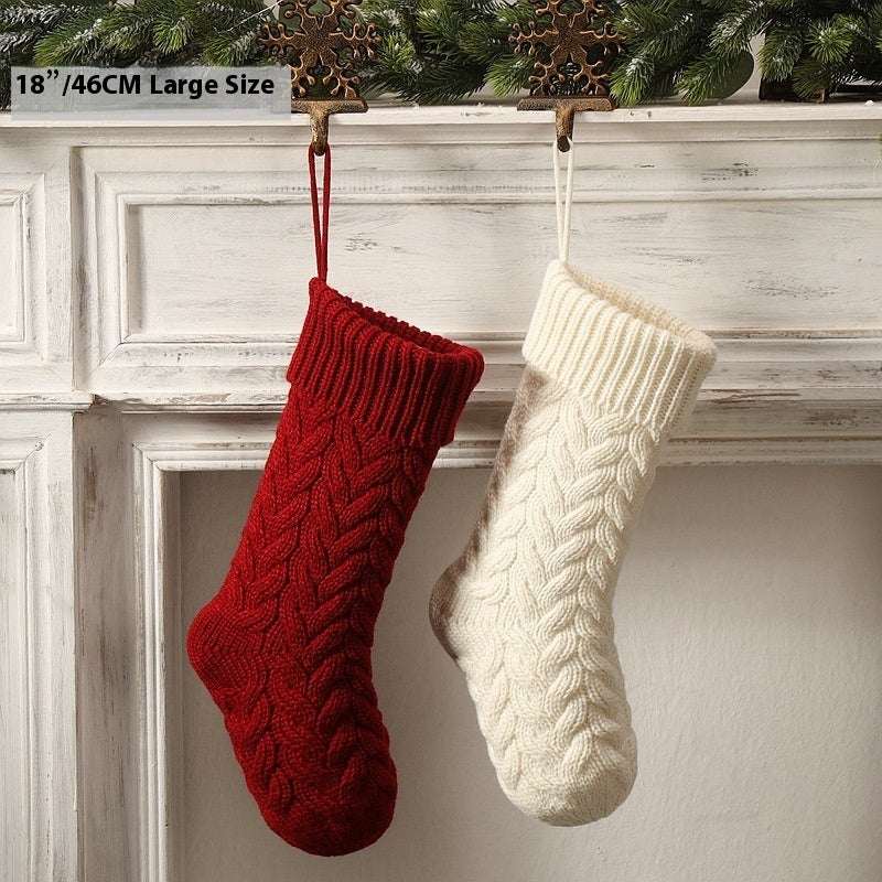 Knitted Decorative Pendant – Large Twist Gift Bag Decoration - Elevra