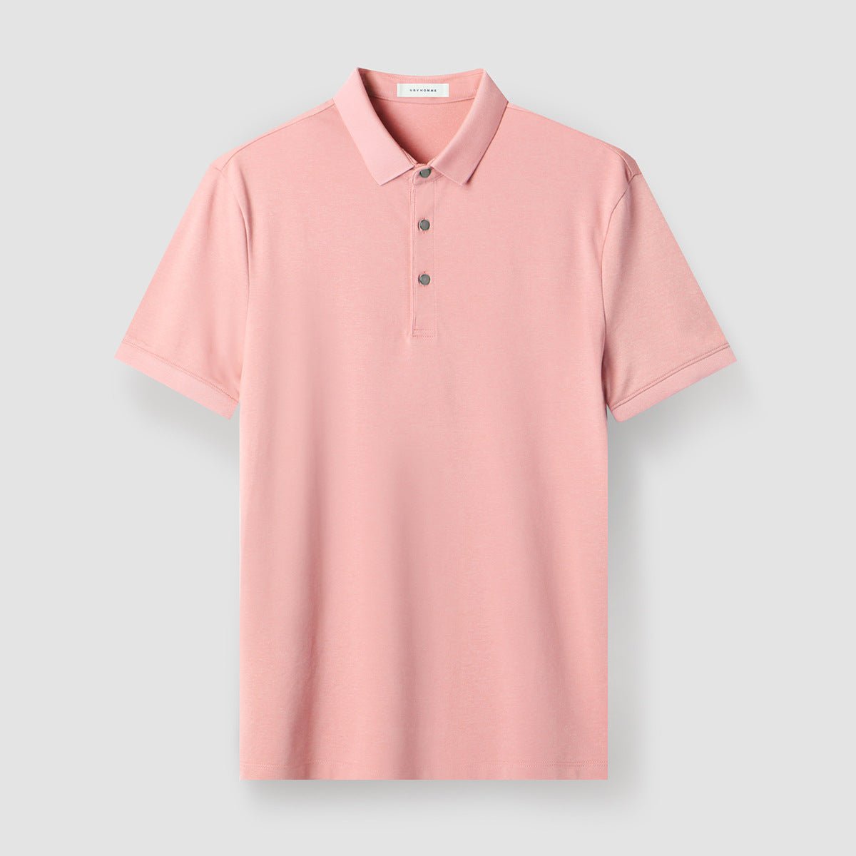 Long - staple Cotton Polo Shirt Short Sleeve Lapel T-shirt - Elevra