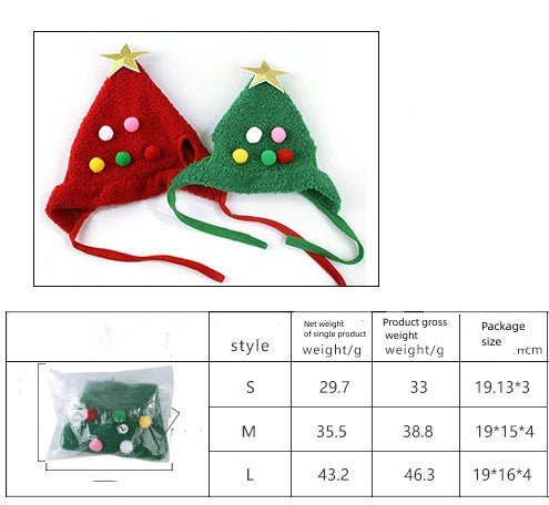 Pet Hat Christmas Tree Shape - Elevra