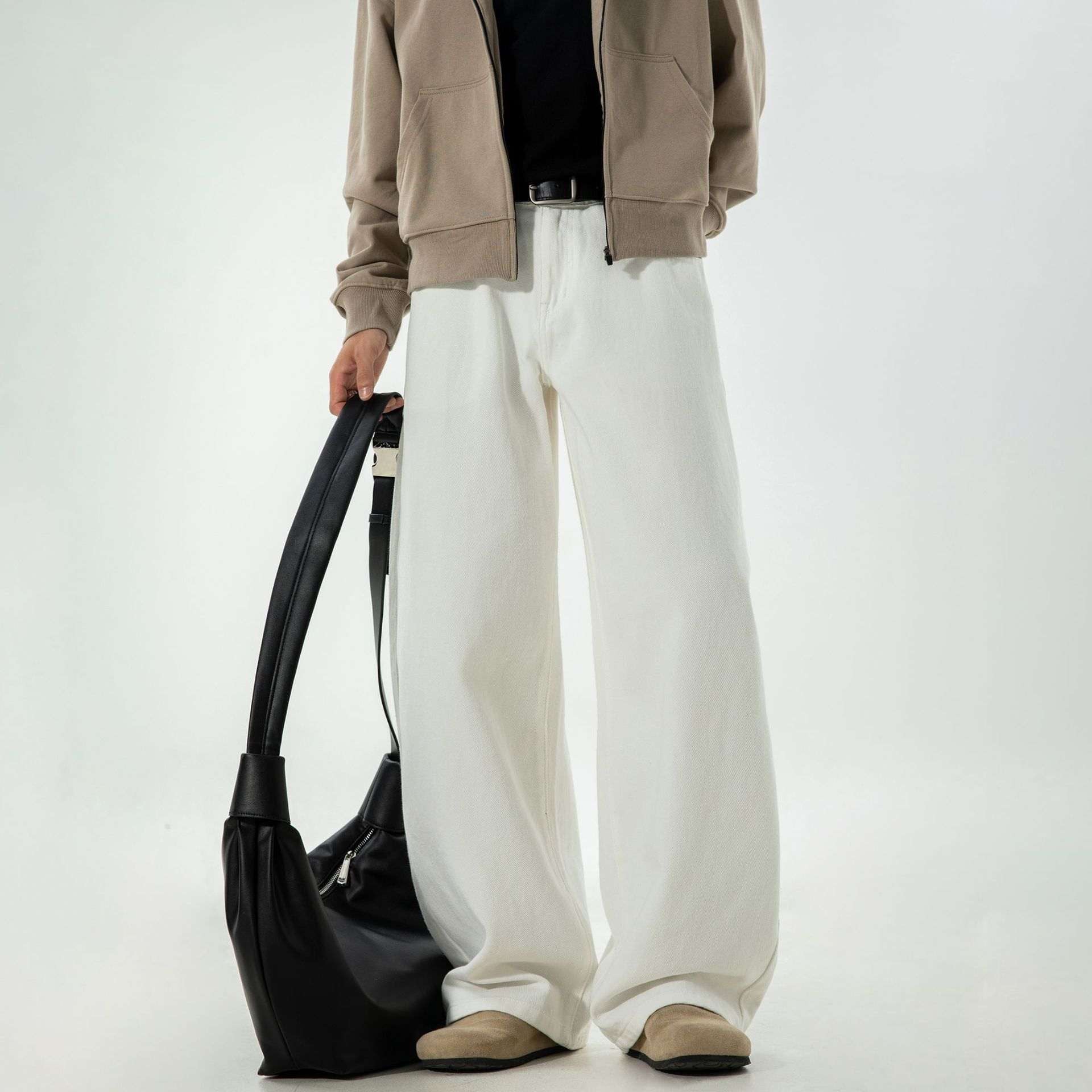 Retro - fit High - street Washed - and - distressed Jeans - Elevra