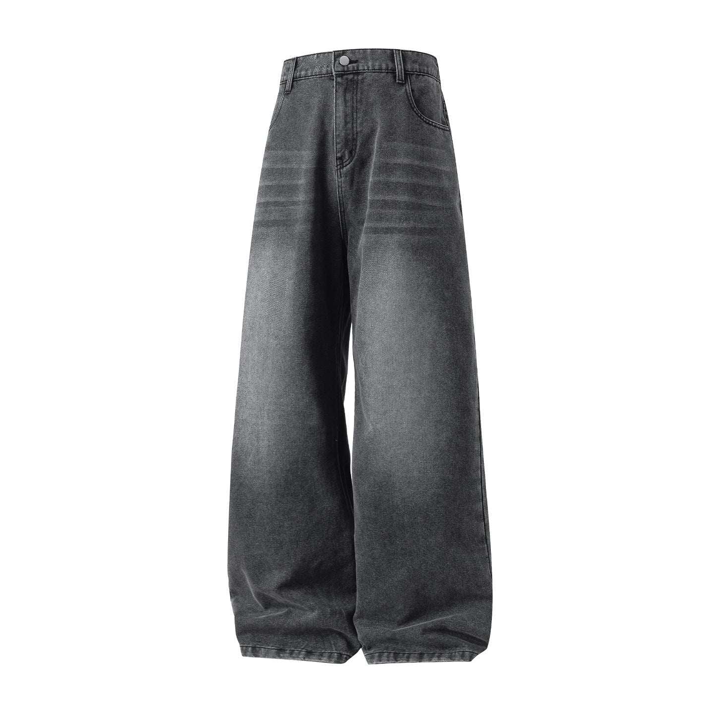 Retro - fit High - street Washed - and - distressed Jeans - Elevra