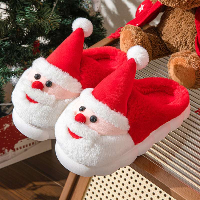 Santa Claus Home Thick - soled Non - slip Slippers - Elevra