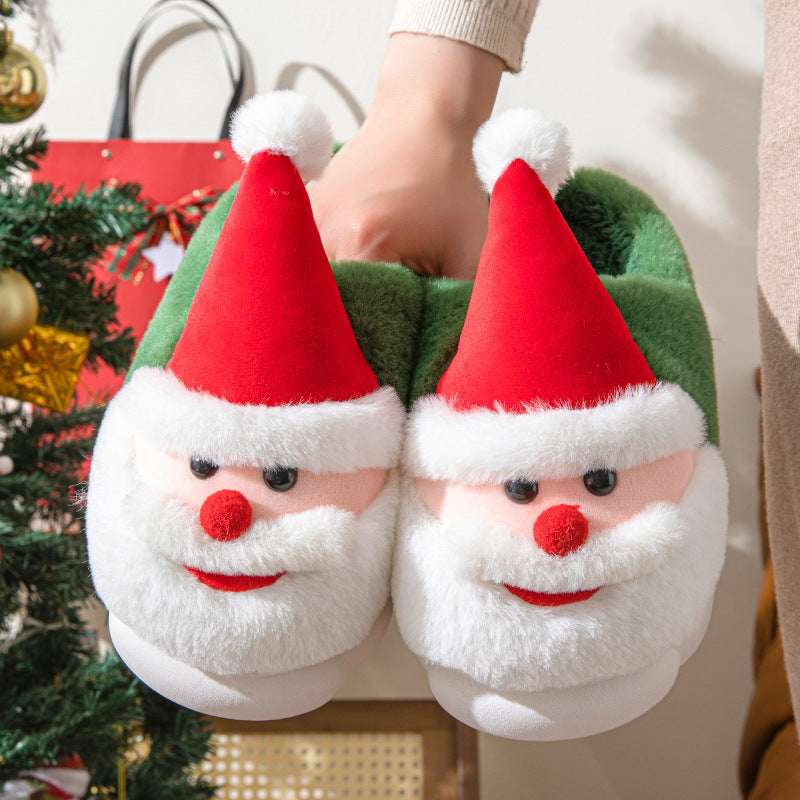 Santa Claus Home Thick - soled Non - slip Slippers - Elevra