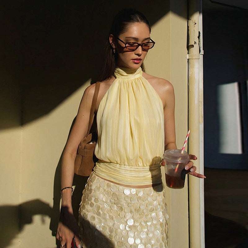 Sexy Fashionable Chic Lace - up Tube Top For Women - Elevra