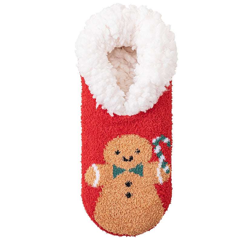 Thickened Indoor Non - Slip Socks – Warm Lambswool Room Socks - Elevra