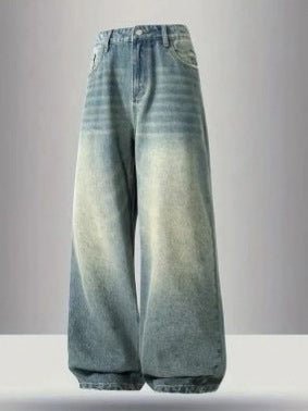 Vintage Jeans Wide Leg Casual Long Pants - Elevra