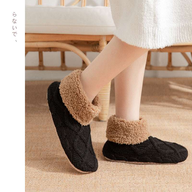 Winter Non Slip Slipper Socks – Warm Cozy Indoor Floor Socks - Elevra