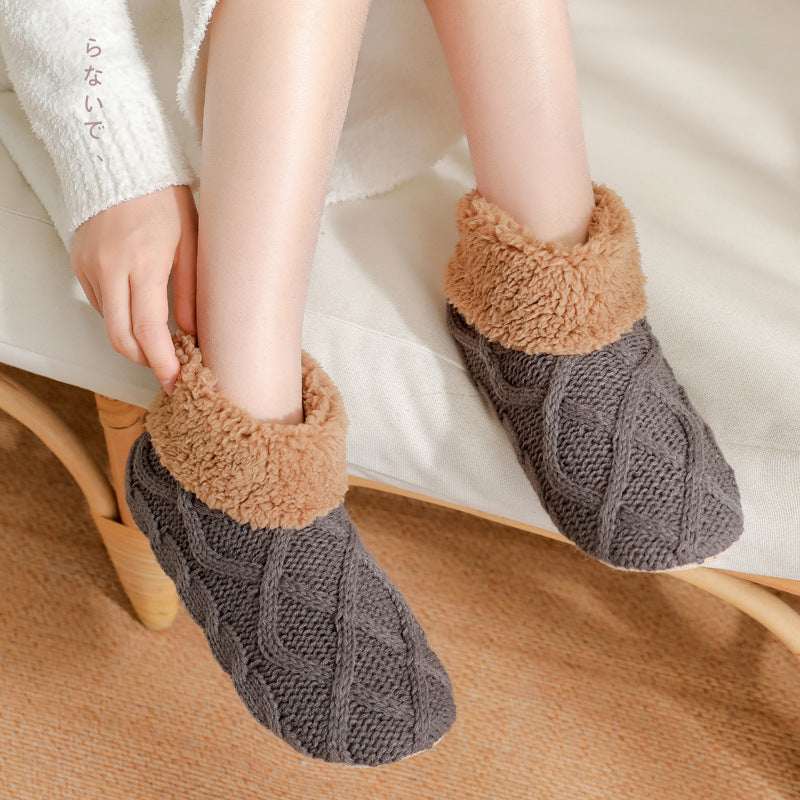 Winter Non Slip Slipper Socks – Warm Cozy Indoor Floor Socks - Elevra