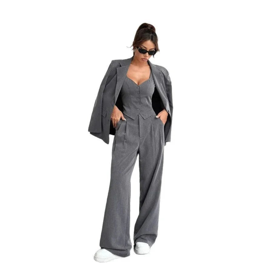 Women's Autumn And Winter Style Casual Three - piece Suit Pack - Elevra